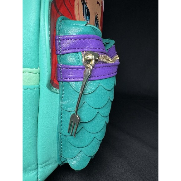 RARE!! Ariel Cosplay Loungefly X Disney Litte Mermaid COSPLAY Mini Backpack